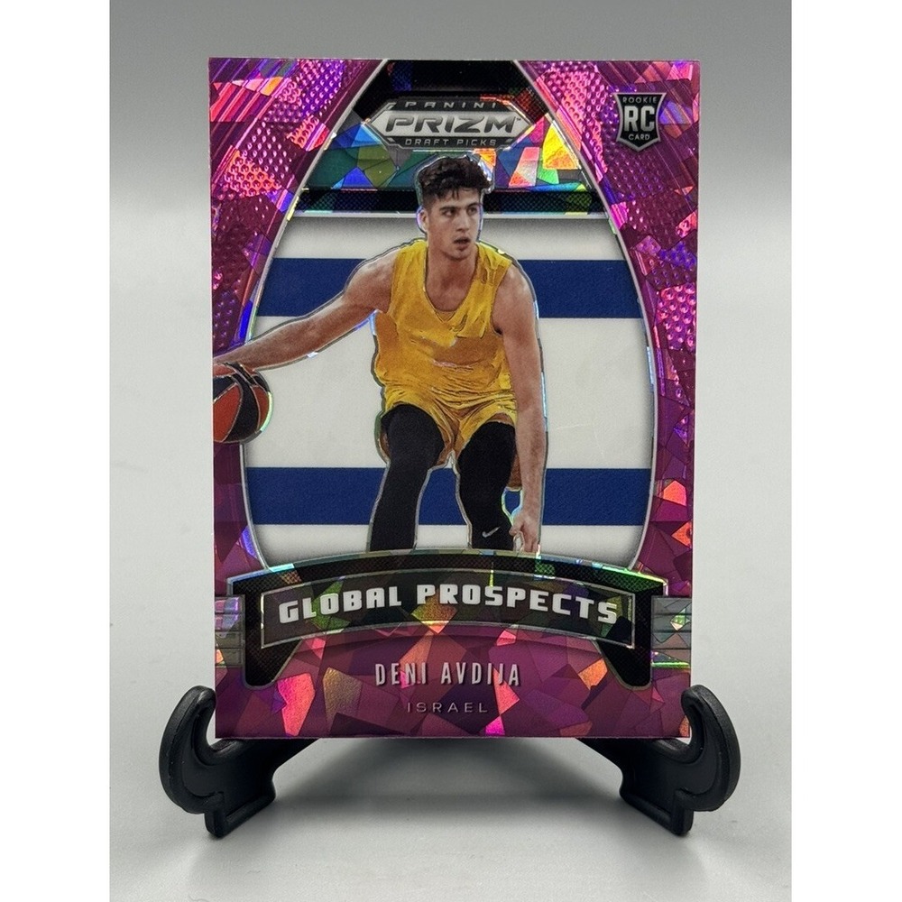 2020 Prizm Draft Picks Deni Avdija Global Prospects Pink Cracked Ice #100